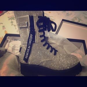 Billionaire Bling Boots by Poster Girl
